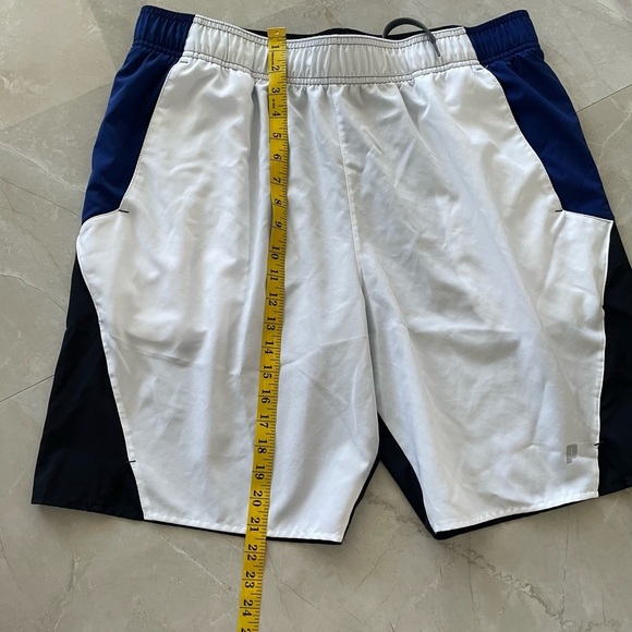 PRINCE Men’s Shorts Size XL Black Blue White Prince Men Tennis Color Block Short - Picture 5 of 6